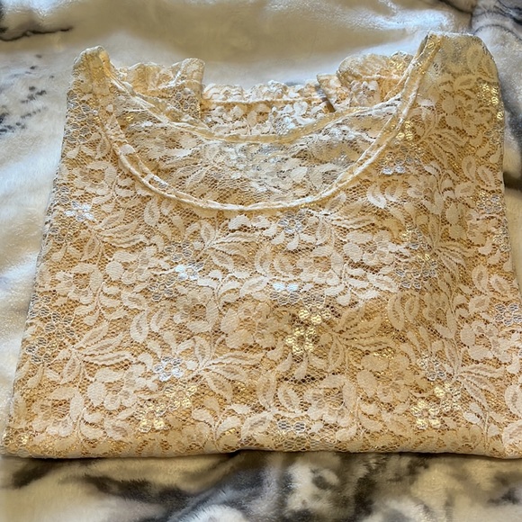 Stretch lace T shirt m/l - Picture 3 of 3